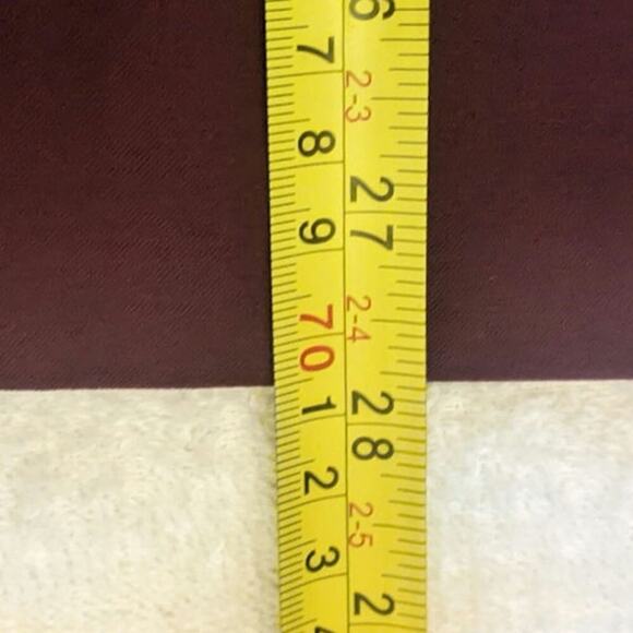 Harlowe & Graham Burgundy Belted Skirt with Zipper Closure Size Medium? - Picture 8 of 11